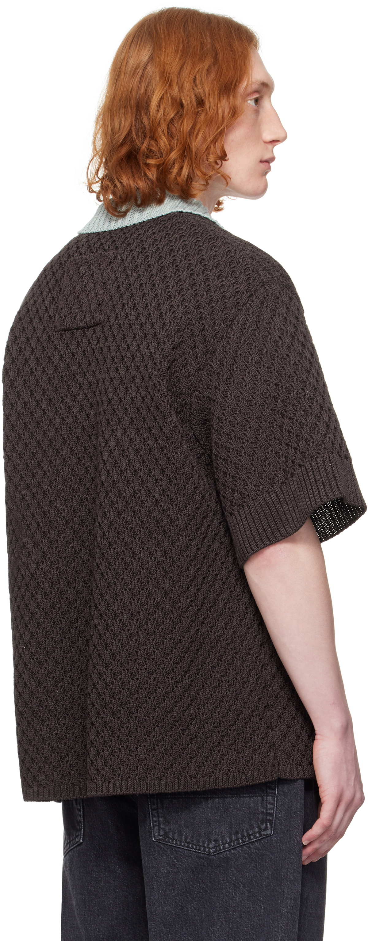 OUAT Brown Meta Polo