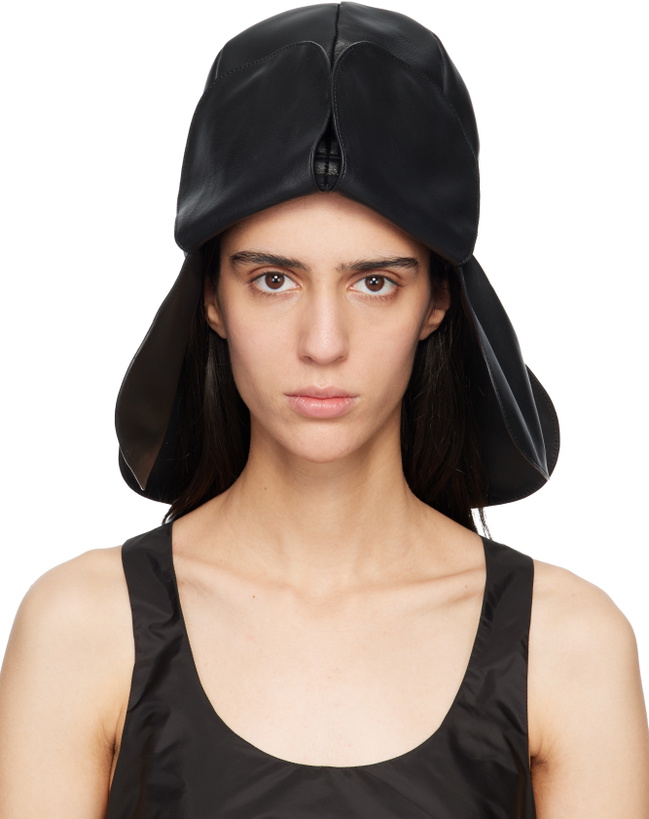 Photo: Simone Rocha Black Flower Petal Bucket Hat