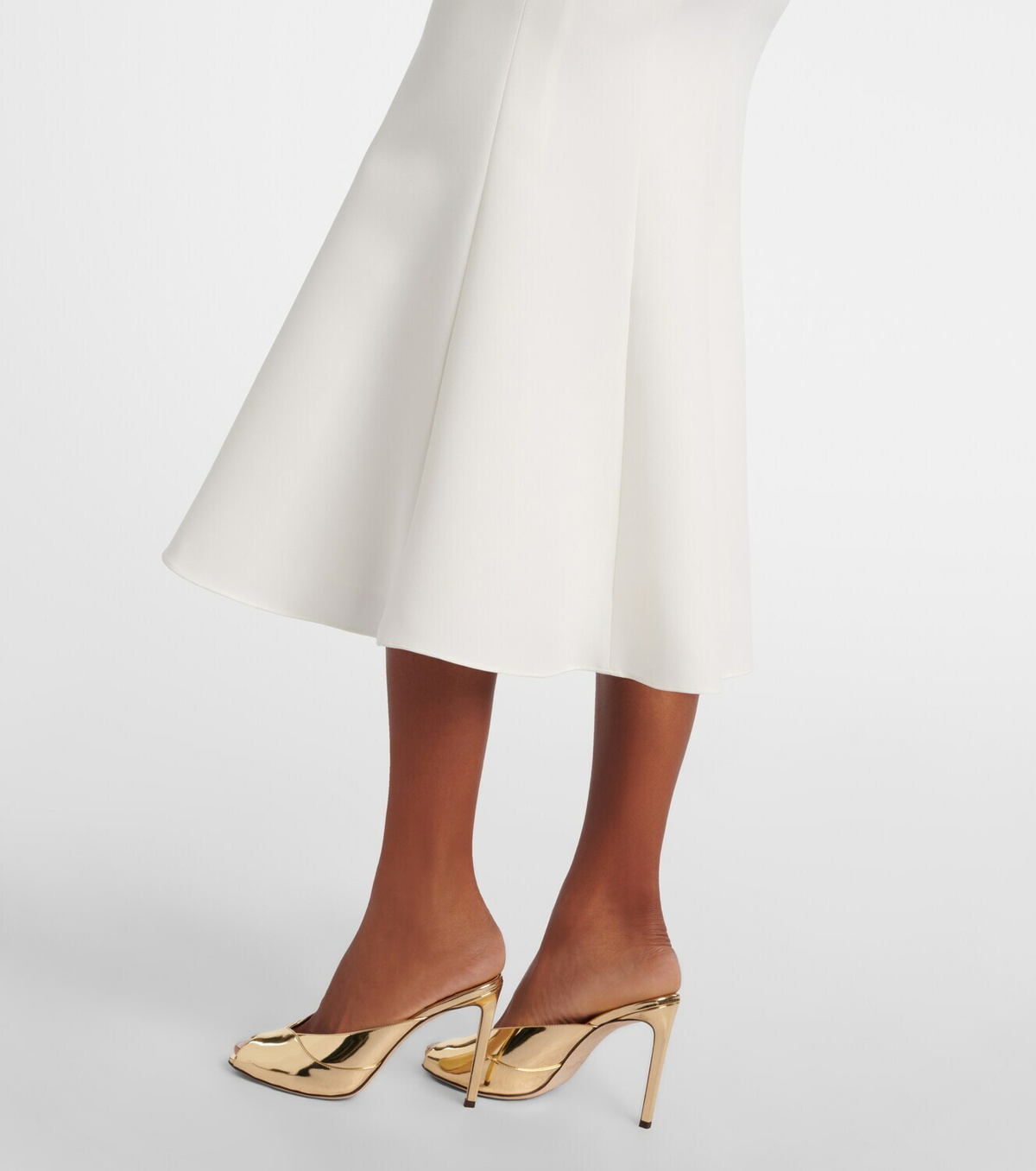 Roland Mouret Crêpe midi skirt