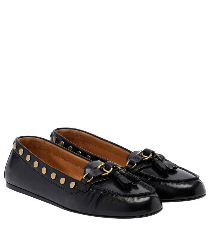 Photo: Isabel Marant Faxel studded leather loafers