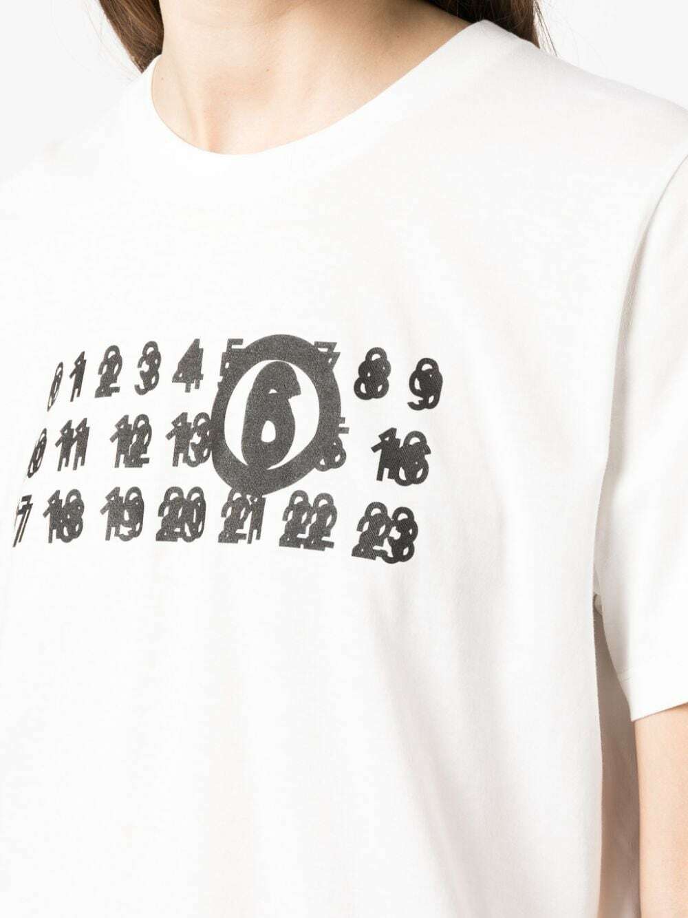 MM6 White Cotton T-Shirt