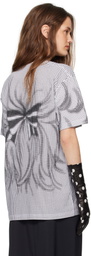 Pushbutton Black & White Pixel Crying Girl T-shirt