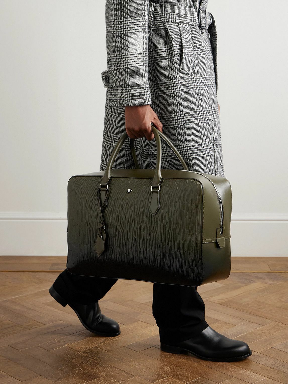 Montblanc - 149 Corteccia Textured-Leather Bag