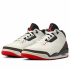 Air Jordan Men's 3 Retro OG Sneaker in Sail/Black University Red/Pale Ivory