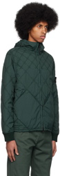 Stone Island Green Quilted Jacket