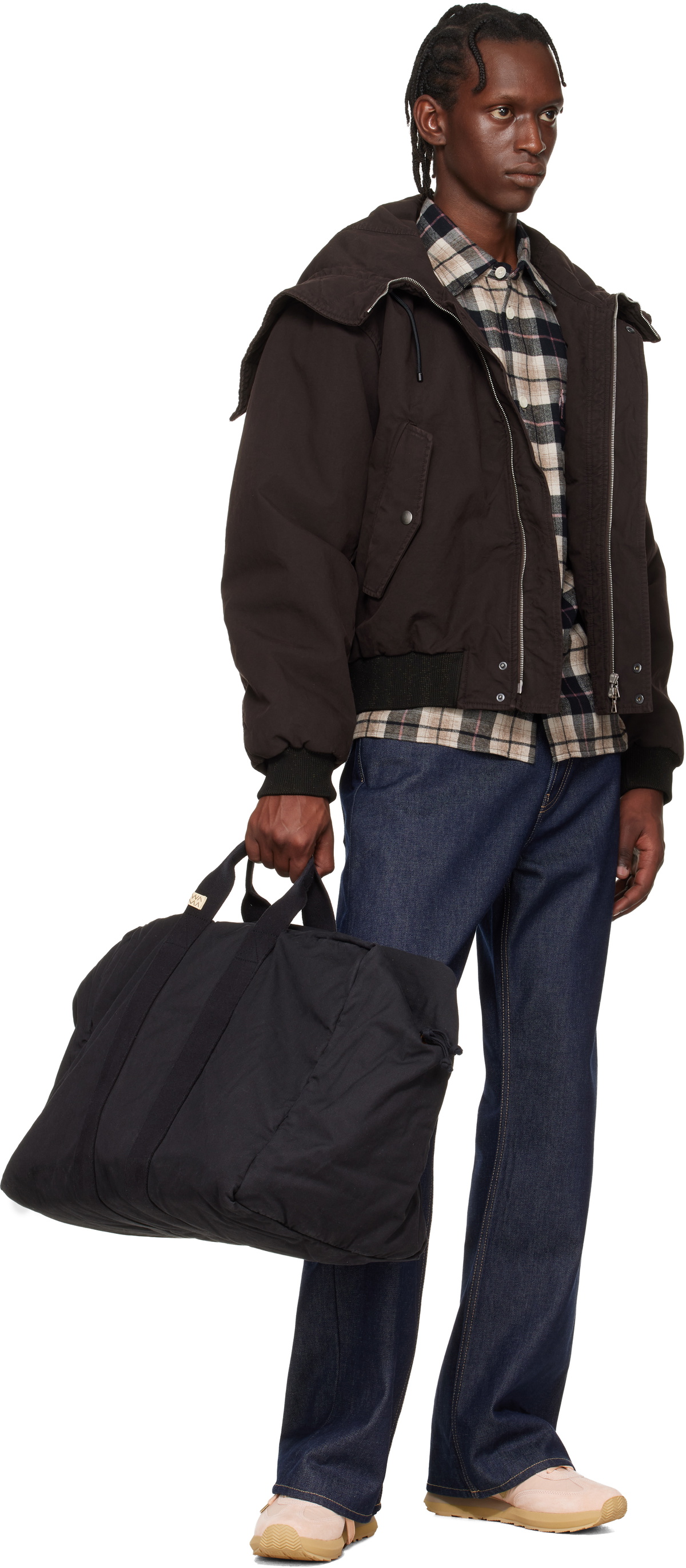 visvim Black Plura Duffle Bag