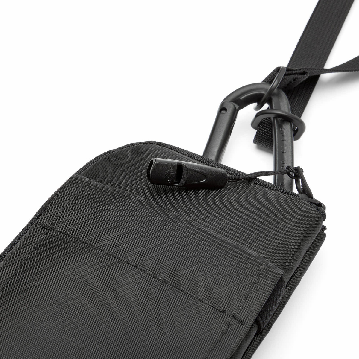 Master-Piece Freak Smartphone Shoulder Bag in Black 