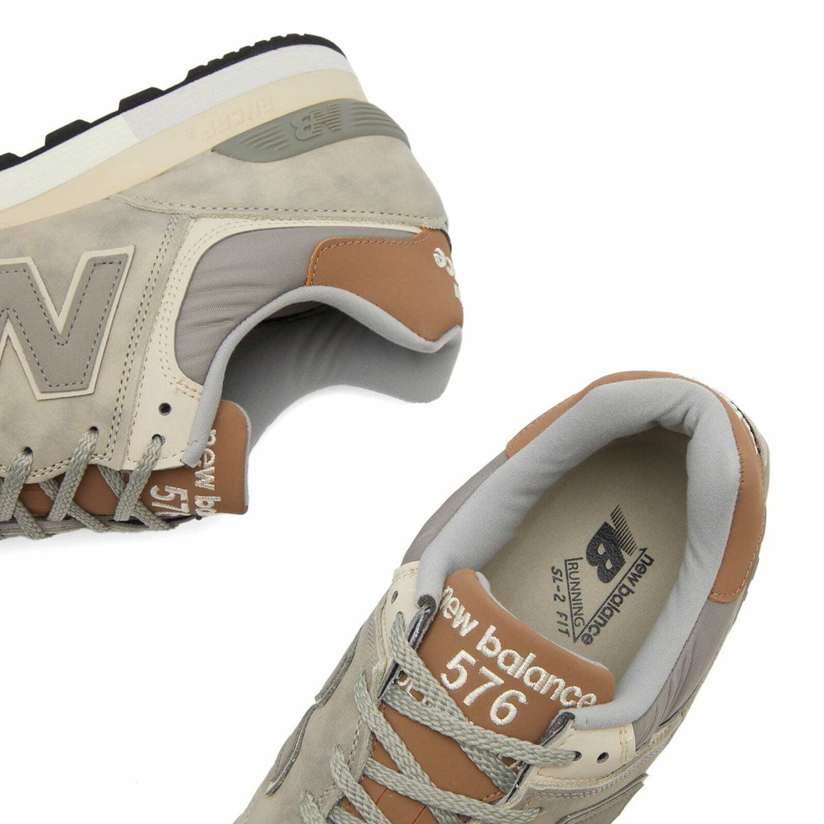 New Balance Men's OU576GT - Made in UK Sneakers in Grey New