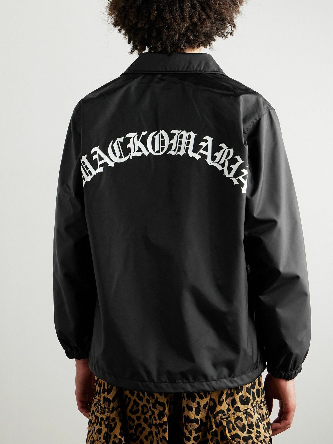 【新品未使用】 WACKO MARIA NYLON JACKET (L) WACKO MARIA/NYLON TRACK JACKET（BLACK）［ナイロントラックJKT-23