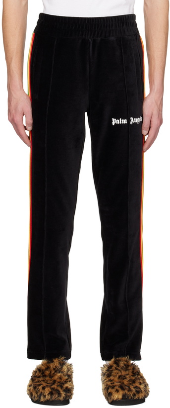 Photo: Palm Angels Black Rainbow Lounge Pants