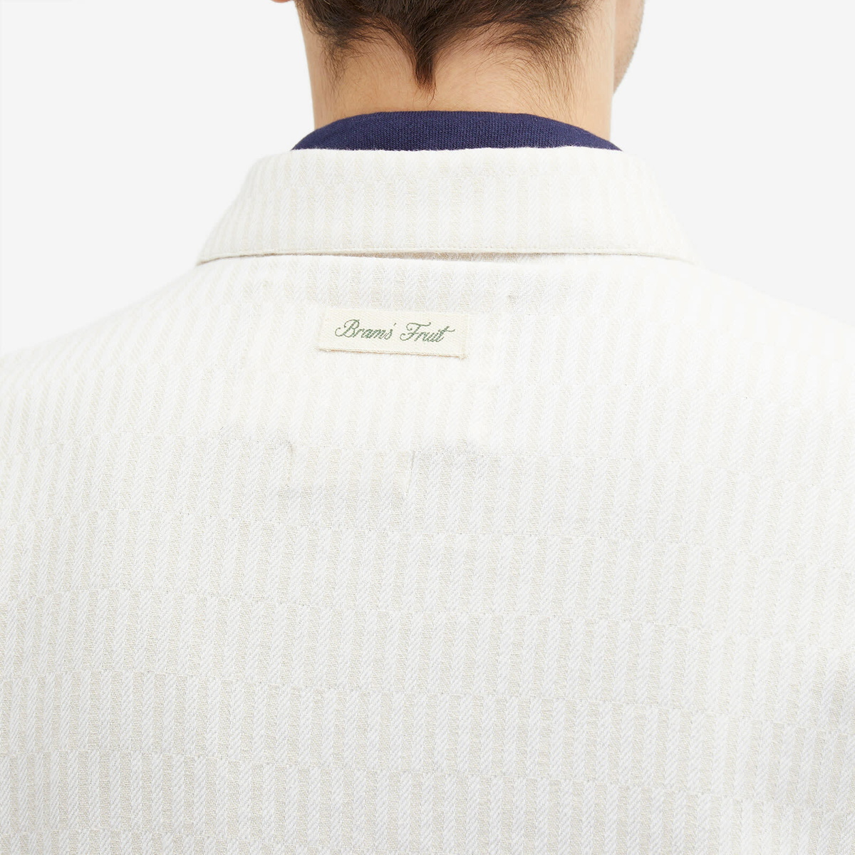 Bram's Fruit Men's Teacloth Overshirt in Beige