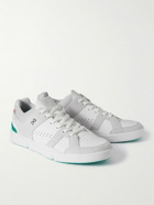 ON - The Roger Clubhouse Faux Suede and Mesh-Trimmed Faux Leather Sneakers - White