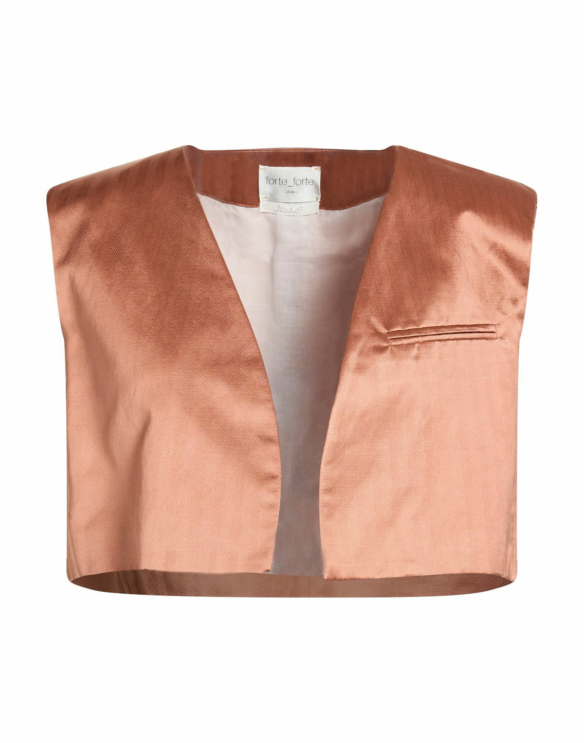 Forte_forte Womens Tailored Vest Copper