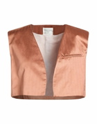 Forte_forte Womens Tailored Vest Copper