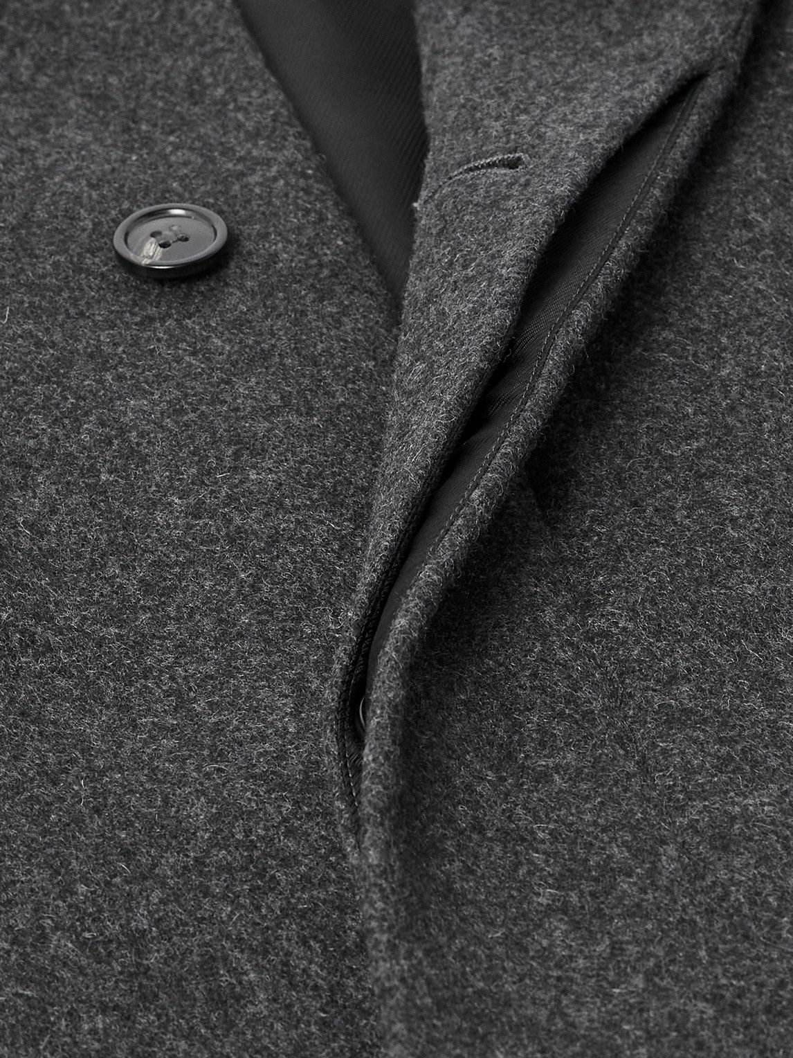 A.P.C. - Auster Brushed Wool-Blend Coat - Gray