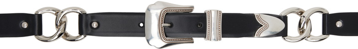 Photo: Toga Pulla Black Ring Chain Belt