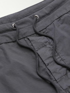 James Perse - Garment-Dyed Cotton-Blend Poplin Cargo Shorts - Gray