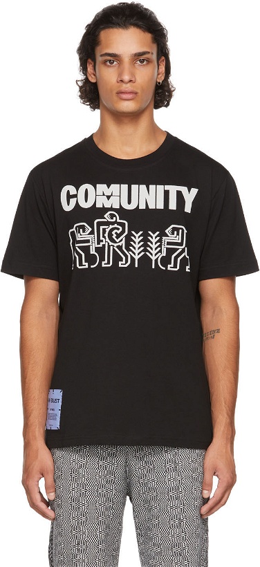 Photo: MCQ Black 'Community' Workers T-Shirt