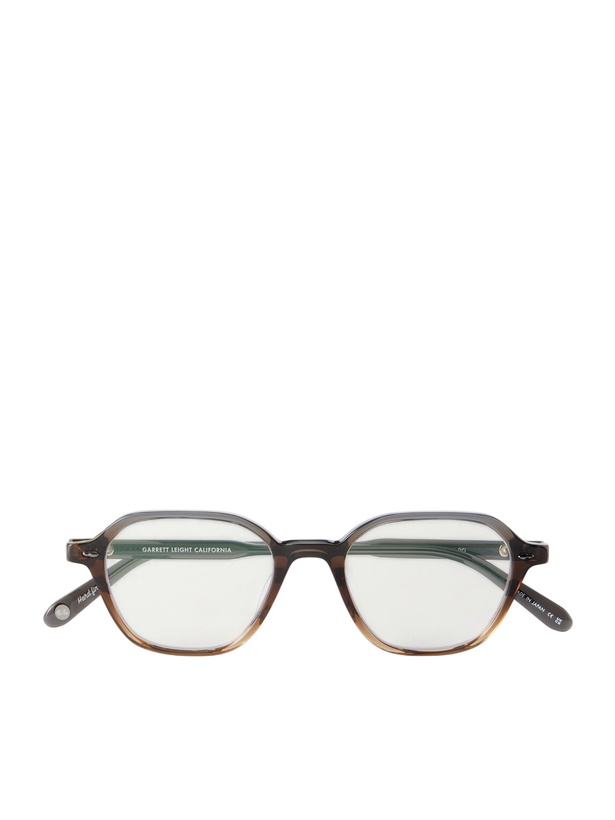 Photo: Garrett Leight California Optical - Galloway Rectangular-Frame Acetate Optical Glasses