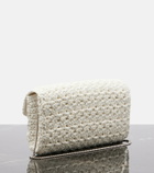 Roger Vivier Jeu De Fille embellished crochet clutch