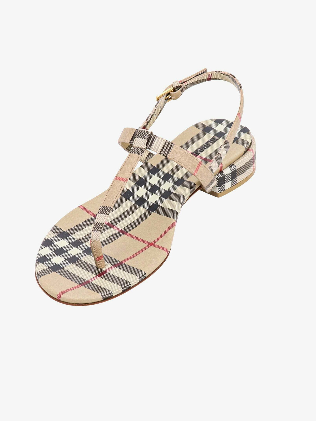 gold Burberry Sandals for Women - Vestiaire Collective