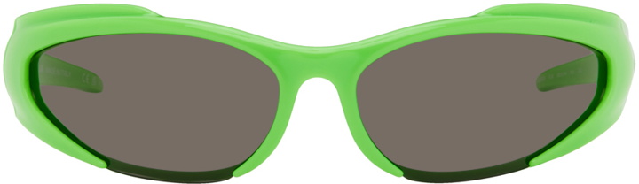 Photo: Balenciaga Green Reverse Xpander Sunglasses