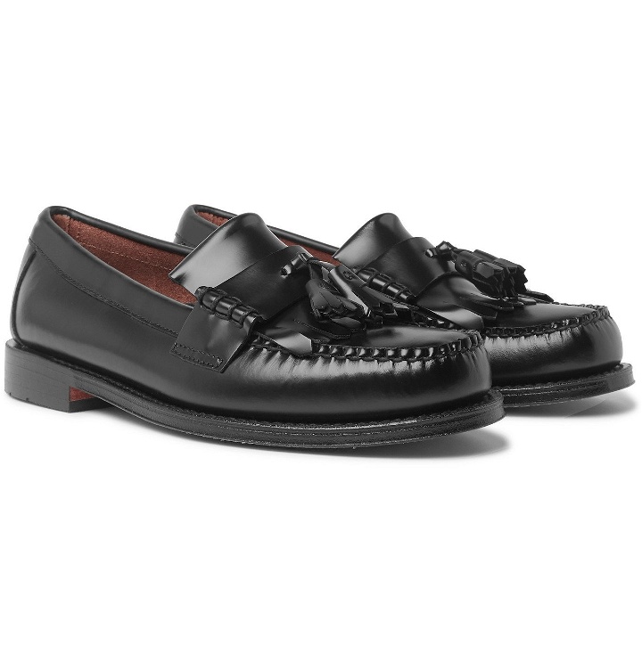 Photo: G.H. Bass & Co. - Weejun Heritage Larson Moc Leather Tasselled Loafers - Black
