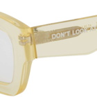 Bonnie Clyde Karate Sunglasses in Transparent Yellow