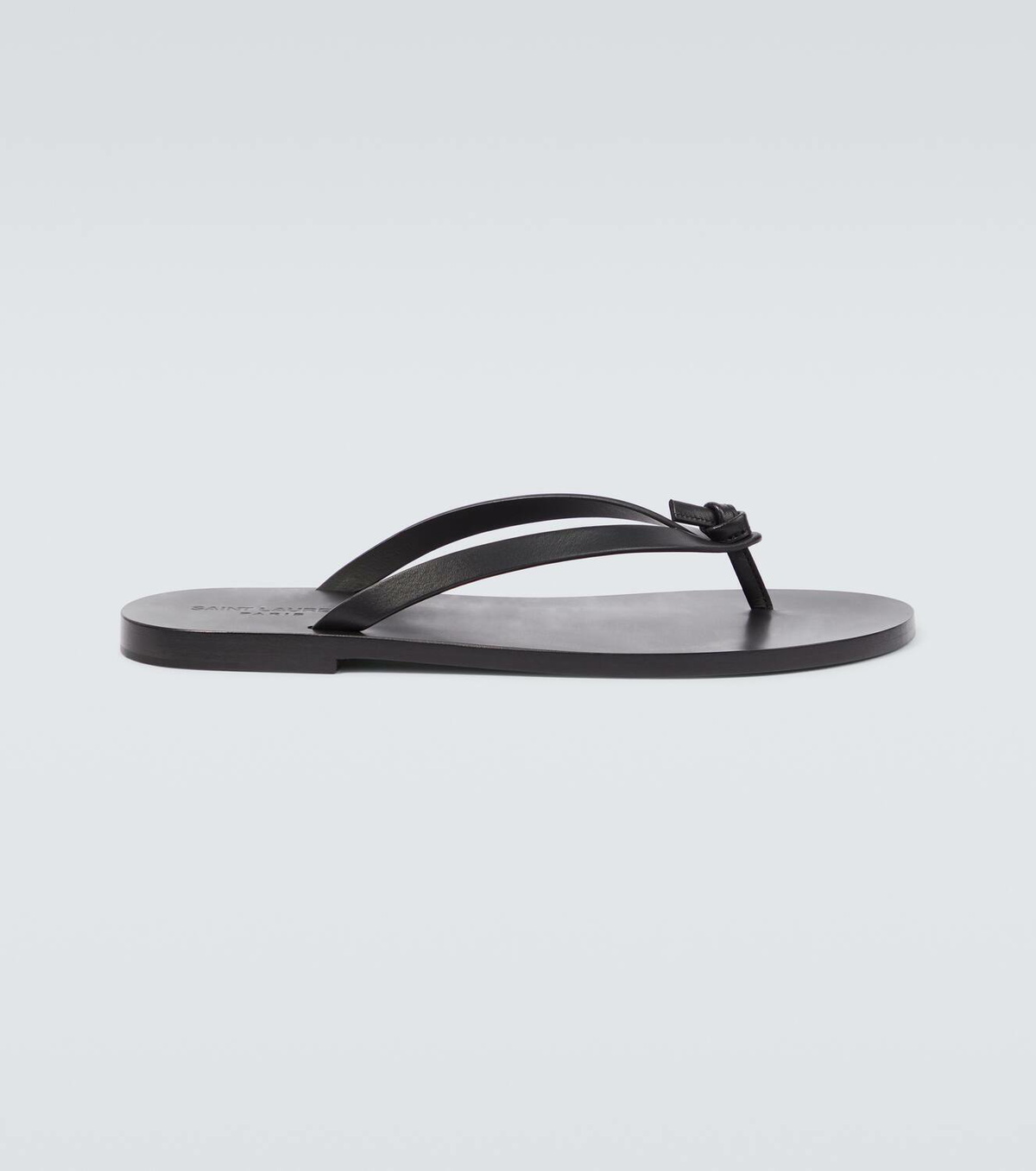 Saint Laurent Leather thong slides Saint Laurent