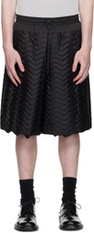 Toga Virilis Black Wave Quilting Shorts