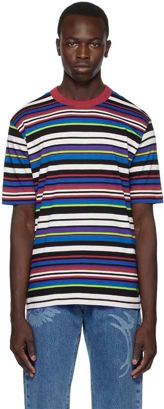 Photo: PS by Paul Smith Multicolor Striped T-Shirt