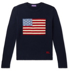 Ralph Lauren Purple Label - Slim-Fit Intarsia Cashmere Sweater - Blue