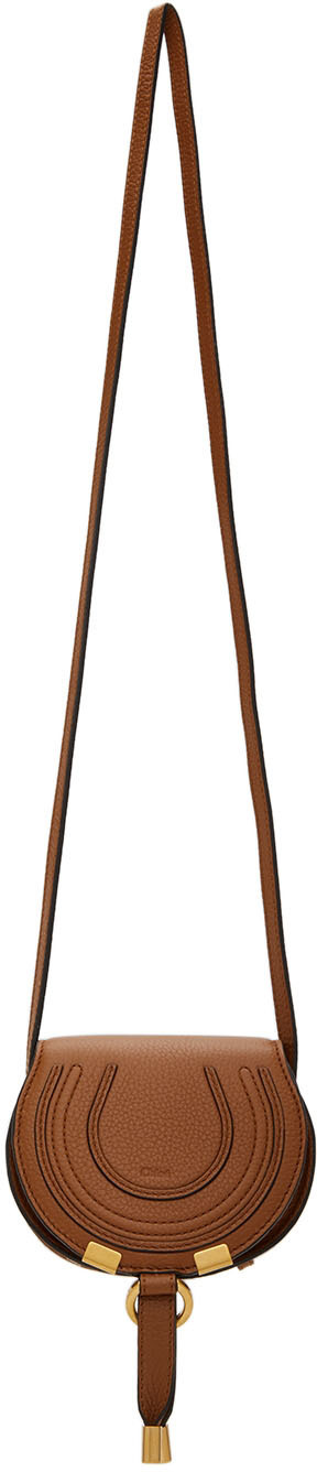 Chloé Tan Nano Marcie Saddle Bag Chloe