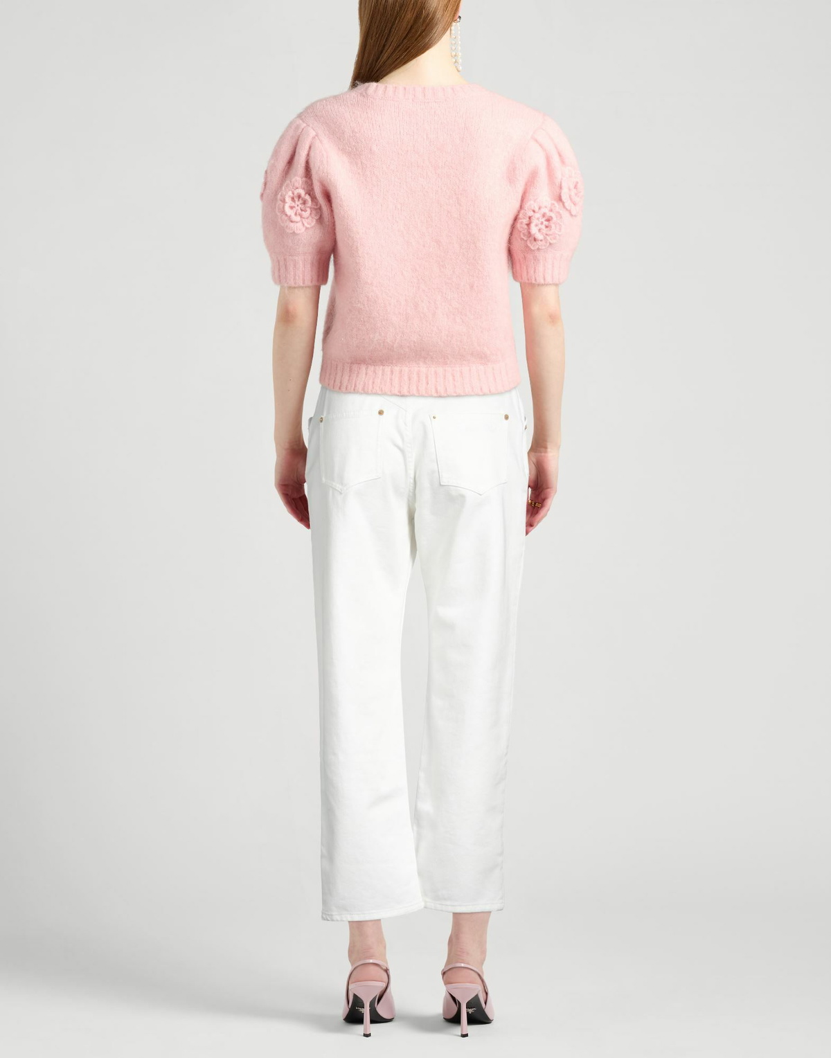 Balmain Womens Jeans in White