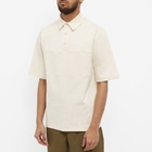 Kestin Men's Dean Rugby Polo Shirt in Ecru