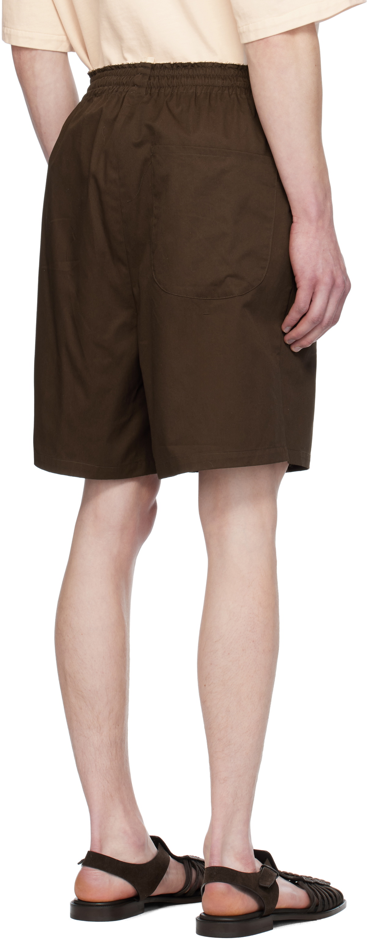 Camiel Fortgens Brown Knee Shorts