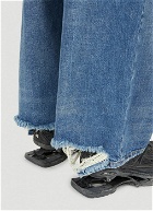 Low Crotch Jeans in Blue