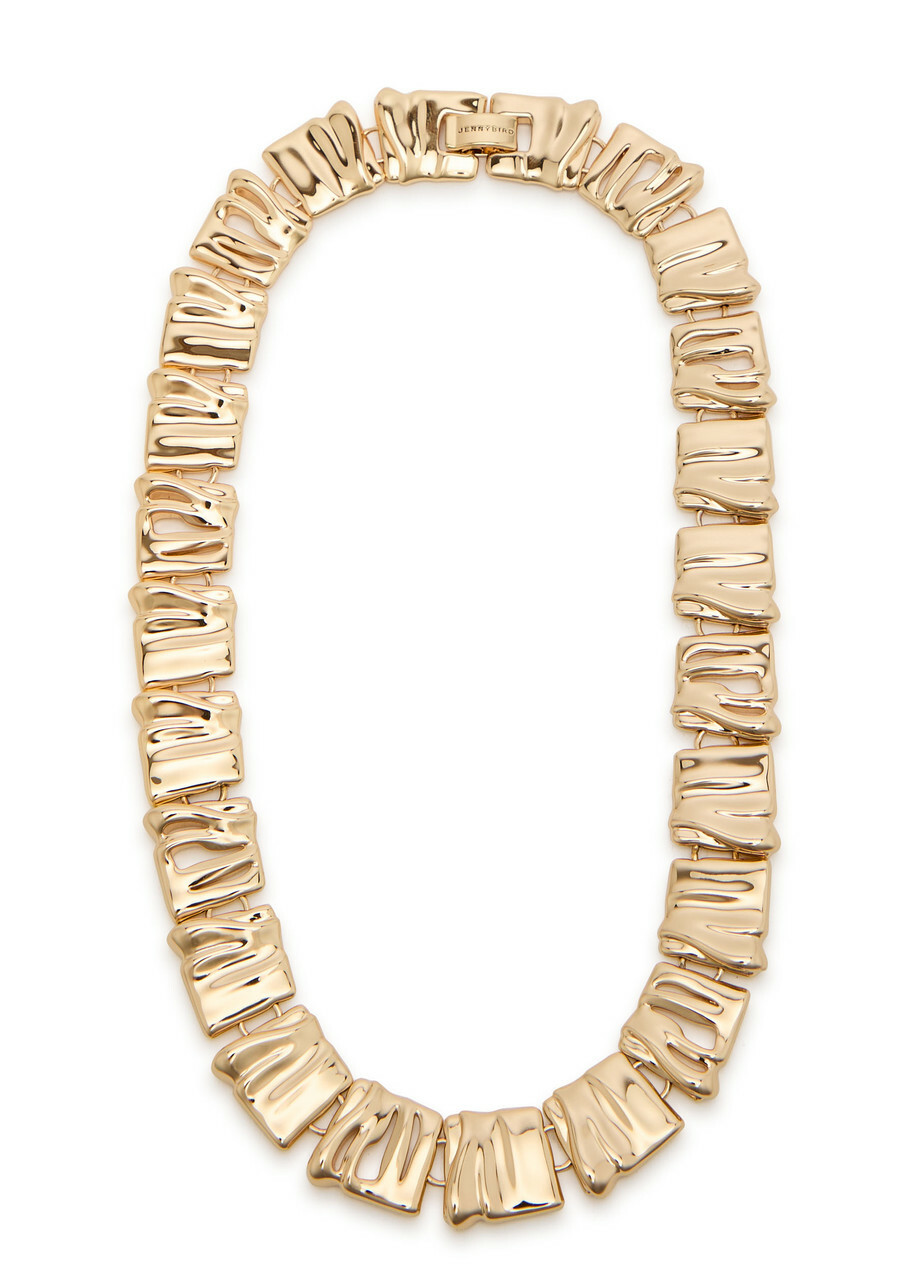 Jenny Bird Sundra Collar Textured Necklace - Gold - One Size