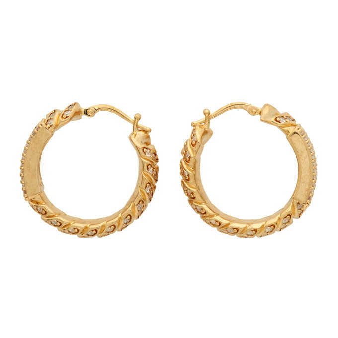 Fendi Hoop Earrings - Gold – Thats So Fetch AU