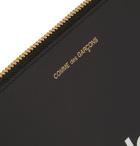 Comme des Garçons - Logo-Print Leather Pouch - Black