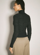 MM6 Maison Margiela Cropped Turtleneck Sweater