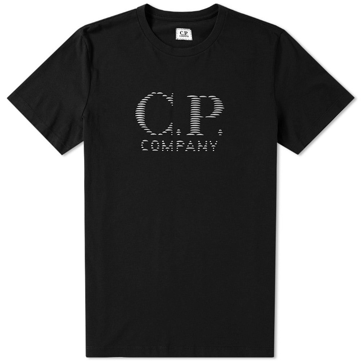 Photo: C.P. Company Reflective Logo Tee Black