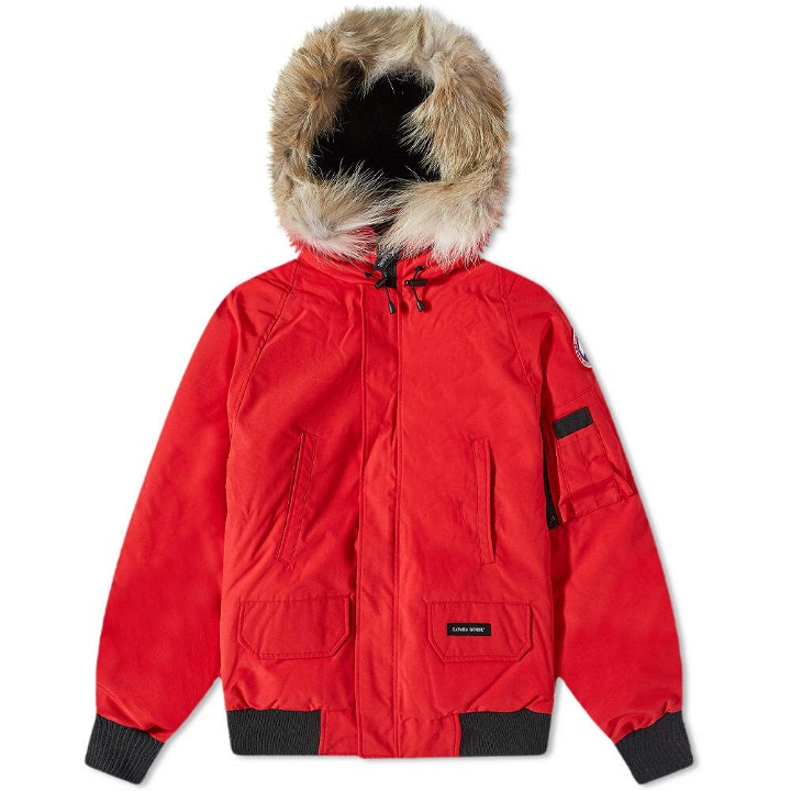 Photo: Canada Goose Men's Chilliwack Bomber Jacket in Red