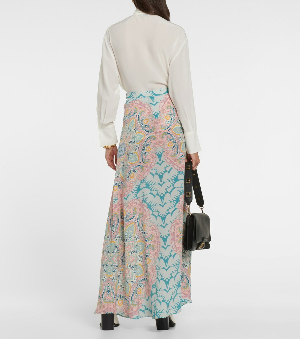 ETRO Women's Multicolor Viscose Skirt Gold