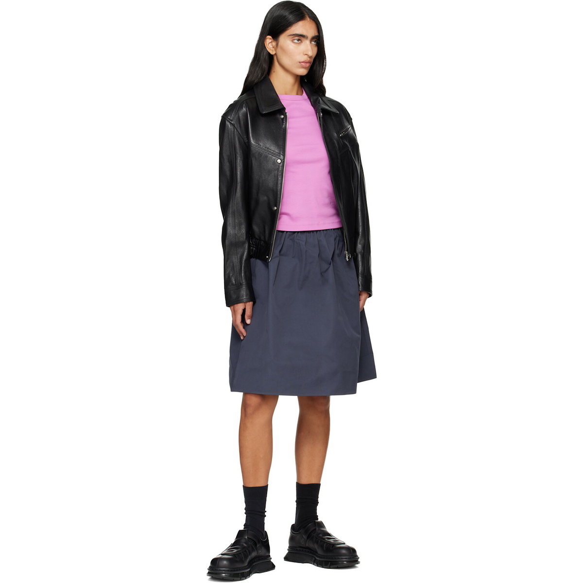 Dr. Martens Black Qubist Fisherman Loafers
