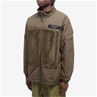 Comme Des Garçons Homme Men's Boa Fleece Jacket in Khaki