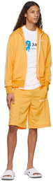 Palm Angels Yellow Classic Track Zip-Up