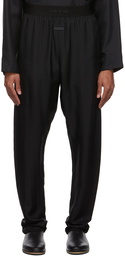 Fear of God Black Silk Lounge Pants