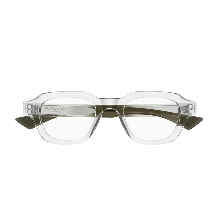 Photo: Saint Laurent Eyewear Saint Laurent Sl 791 Opt Linea Sl Logo 004 Crystal Trasparente Glasses