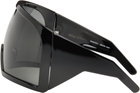Rick Owens Black Temple Kriester Sunglasses